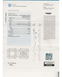 1.00 Ct. GIA Certified KVS2 Radiant Cut Diamond.