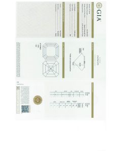 3.03 Ct. GIA Certified IVS1 Asscher Cut Diamond.
