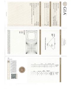 3.01 Ct. GIA Certified DVS1 Princess Cut Diamond.