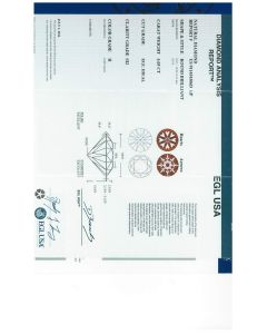 4.05 Ct. EGL Certified HSI2 Round Brilliant Cut Diamond.