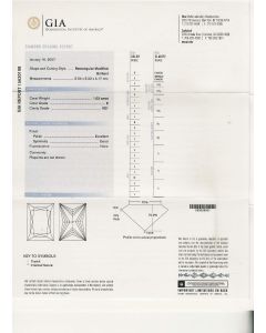1.03 Ct. GIA Certified EVS1 Princess Cut Diamond.