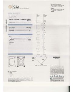 1.03 Ct. GIA Certified EVS1 Princess Cut Diamond.