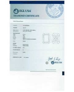 1.01 Ct. EGL Certified GVS1 Radiant Cut Diamond.