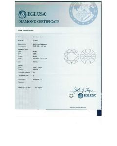 2.14 Ct. EGL Certified JSI2 Round Brilliant Cut Diamond.