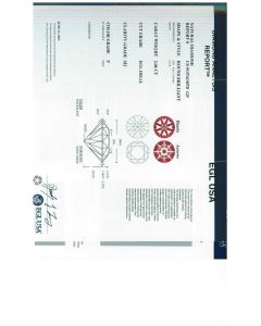 2.06 Ct. EGL Certified FSI2 Round Brilliant Cut Diamond.