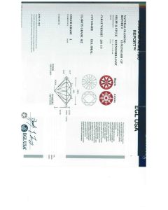 2.01 Ct. EGL Certified ISI2 Round Brilliant Cut Diamond.