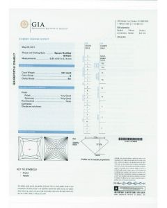 2.01 Ct. GIA Certified GSI1 Princess Cut Diamond.