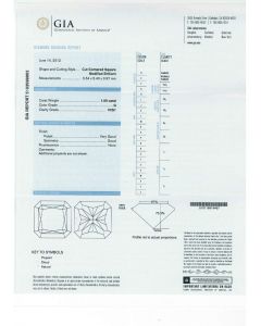 1.00 Ct. GIA Certified GVVS1 Radiant Cut Diamond.