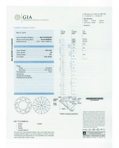 1.00 Ct. GIA Certified MSI! Round Brilliant Cut Diamond.