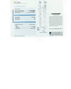 0.90 Ct. GIA Certified EVS2 Pear Shape Diamond.