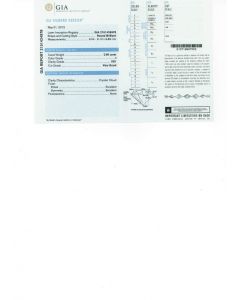 0.90 Ct. GIA Certified IVS1 Round Brilliant Cut Diamond.