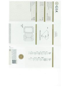 1.02 Ct. GIA Certified DSI2 Emerald Cut Diamond.