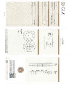 2.02 Ct. GIA Certified HSI1 Cushion Cut Diamond.