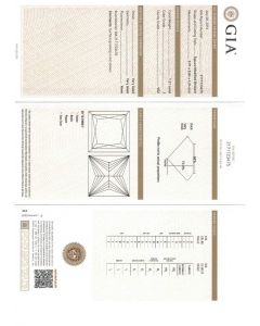 1.21 Ct. GIA Certified JVS2 Princess Cut Diamond.