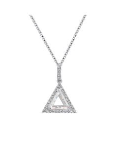 0.90 Ct. Total Weight Diamond Pendant.
