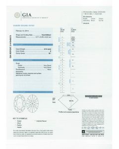 0.74 Ct. GIA Certified E SI1 Oval Shape Diamond.