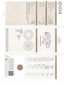 2.16 Ct. GIA Certified H SI2 Round Brilliant Cut Diamond.
