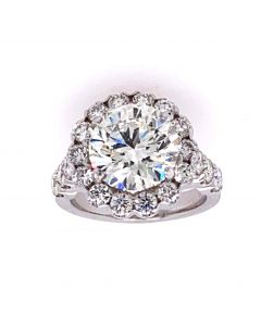 3.42 Ct. HRD Certified Diamond Engagement Ring.