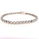 2.97 Ct. Total Weight Princess Cut Diamond Bracelet.