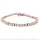 5.44 Ct. Total Weight Round Brilliant Cut Diamond Bracelet.