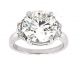 4.53 Ct. GIA Certified Round Brilliant Cut Diamond Engagement Ring.