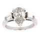 1.07 Ct. Pear Shape Diamond Engagement Ring.