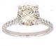 2.02 Ct. GIA Certified Round Brilliant Cut Diamond Engagement Ring.